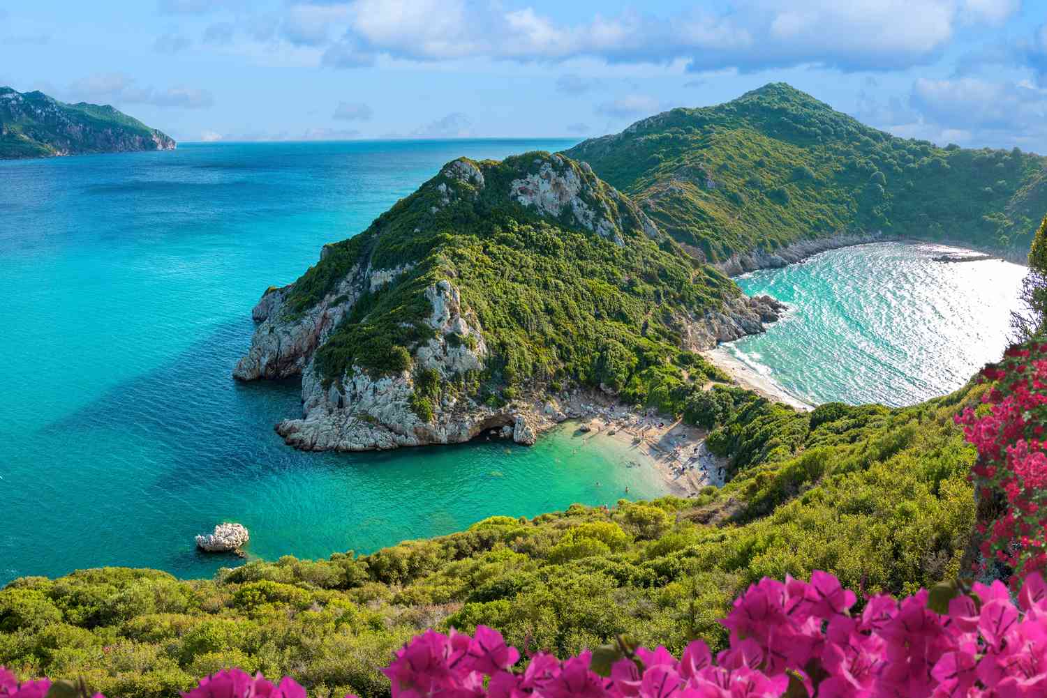Corfu aerial view